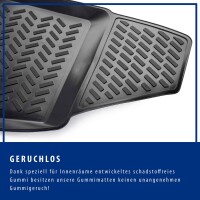 Gummimatten für VW CADDY 3 (III) 2005-2015 | Vorne (2er Set)