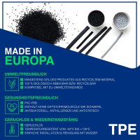 ELMASLINE Gummimatten & Kofferraumwanne Set für NISSAN QASHQAI 2021-2025 (J12) unterer Ladeboden