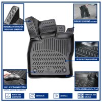 Gummimatten für FIAT DOBLO 2 ab 2010 | Vorne (2er Set)