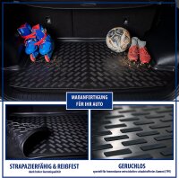 ELMASLINE 3D Gummimatten & Kofferraumwanne & Frunkmatte Set für TESLA MODEL Y ab 2020 Frunk