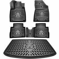 ELMASLINE 3D Gummimatten & Kofferraumwanne Set...