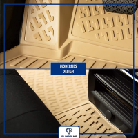 ELMASLINE 3D Gummimatten für OPEL MOKKA-E (Elektro) ab 2021  (Beige)