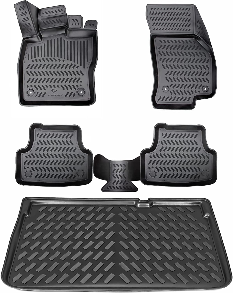 Ford Ranger P703 Fußmatten Ab 2023 – Gummi-Matten Passgenau, 3