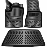 ELMASLINE 3D Gummimatten & Kofferraumwanne für...