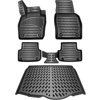 ELMASLINE 3D Gummimatten & Kofferraumwanne für...