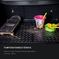 ELMASLINE 3D Kofferraumwanne für Ford Focus 4 (IV) Kombi ab 2018 (oberer Ladeboden) Sports tourer | Hoher Rand | Zubehör