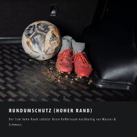 ELMASLINE 3D Kofferraumwanne für HONDA CR-V 5 (V) ab 2018 (unterer Ladeboden) 5-Sitzer | Hoher Rand | Zubehör