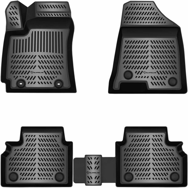 Fußmatten 3D Gummimatten Kompatibel Mit Hyundai Kona 2018-2025