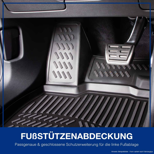 ELMASLINE 3D Gummimatten für MERCEDES E-KLASSE S214 Kombi ab 2023 | Zubehör Fußmatten