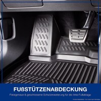 ELMASLINE 3D Gummimatten & Kofferraumwanne & Frunkmatte Set für VOLVO XC-40 Recharge Elektro ab 2020