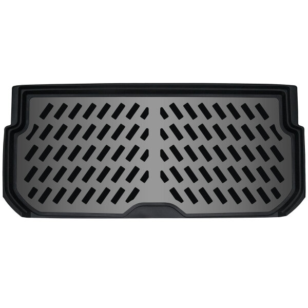 ELMASLINE 3D Kofferraumwanne für PEUGEOT e-5008 (2024-2025) 3. Generation Elektro (Standard Ladeboden) | Tief: ca. 44cm | Passt nur 3.Reihe Nicht geklappt | Hoher Rand | Kofferraummatte Zubehör