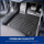 ELMASLINE 3D Gummimatten & Kofferraumwanne SET für SEAT IBIZA 5 (V) ab 2017 (Variabler Ladeboden oben) | Fußmatten Kofferraummatte Zubehör