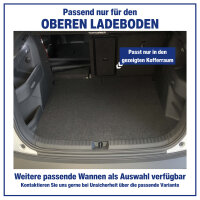 ELMASLINE 3D Gummimatten & Kofferraumwanne SET für SKODA ELROQ ab 2025 (Elektro) (Standard Vertiefter Ladeboden) | Fußmatten Kofferraummatte Zubehör