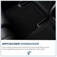 Textil Fußmatten Set für BMW 1er F70 | 2024–2026 | Velours Stoffmatten Autoteppiche