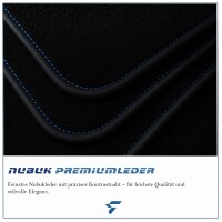 Textil Fußmatten Set für BMW 2er Active Tourer F45 | 03/2014–10/2021 | auch für xDrive-Modelle geeignet | Velours Stoffmatten Autoteppiche