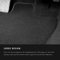 Textil Fußmatten Set für BMW 4er F32 | 07/2013–02/2020 | passend für Coupé | Velours Stoffmatten Autoteppiche