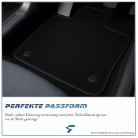 Textil Fußmatten Set für BMW 7er E66 Langversion | 11/2001–07/2008 | Velours Stoffmatten Autoteppiche