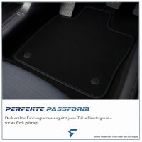 Textil Fußmatten Set für BMW 7er G11/G12 Langversion | 10/2015–2022 | Velours Stoffmatten Autoteppiche