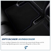 Textil Fußmatten Set für BMW 4er Gran Coupé (G26) | 2021–2025 | Velours Stoffmatten Autoteppiche