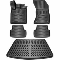 ELMASLINE 3D Gummimatten & Kofferraumwanne Set...