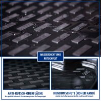 ELMASLINE 3D Gummimatten & Kofferraumwanne Set für VW ID. Polo (2026-2027) | Elektro | unterer Ladeboden | Hoher Rand | Fußmatten Kofferraummatte Zubehör