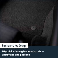 Textil Fußmatten für Fiat Ducato 2006-2026 [250] | mit Mittelgang | 1-teilig | Velours Stoffmatten Autoteppiche