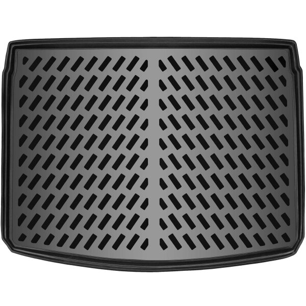 ELMASLINE 3D Kofferraumwanne für Skoda Karoq 2017-2026 [1. Gen] | oberer Ladeboden (nicht verstellbar) | Hoher Rand | Kofferraummatte Zubehör