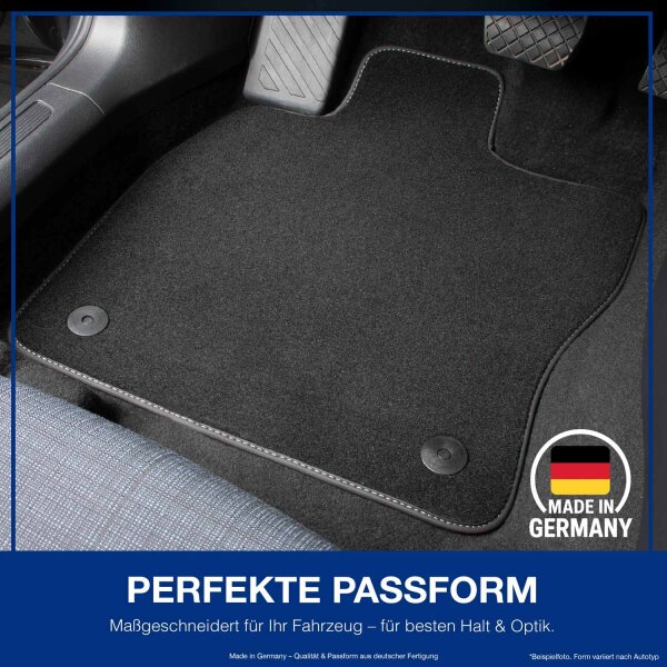 Textil Fußmatten für Dacia Spring ab 2026 [Facelift] | Electric 70 / 100 | Passgenau | Made in Germany