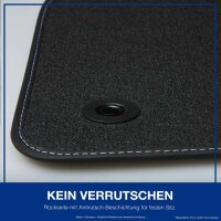 Textil Fußmatten für Dacia Spring ab 2026 [Facelift] | Electric 70 / 100 | Passgenau | Made in Germany