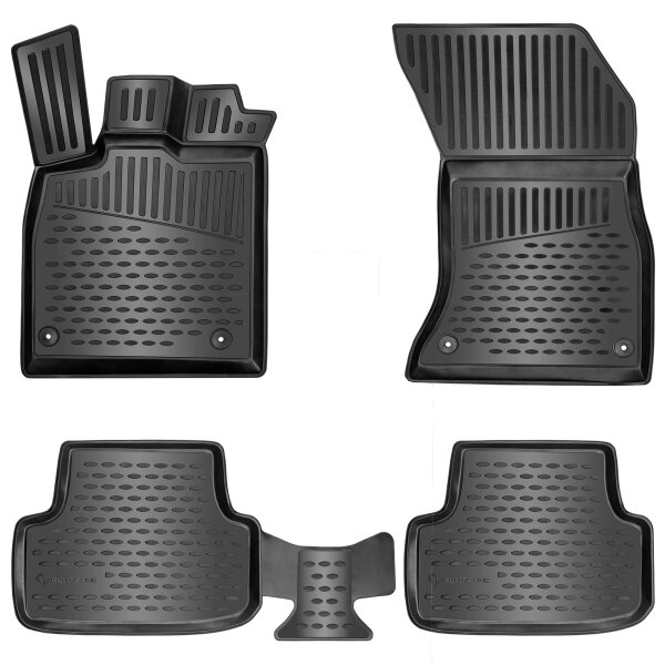 Design 3D Gummimatten Set für SKODA OCTAVIA 2 (II) 2004-2012