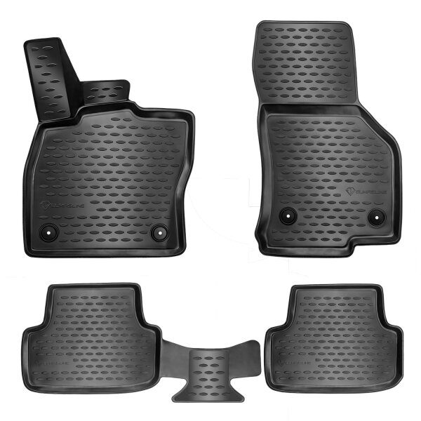 Design 3D Gummimatten Set für SEAT ATECA ab 2016