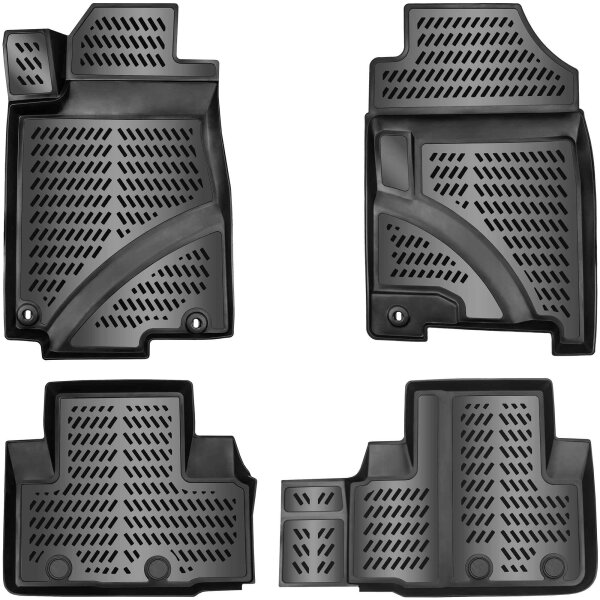 Design 3D Gummimatten Set für HONDA CR-V 4 (IV) 2012-2017