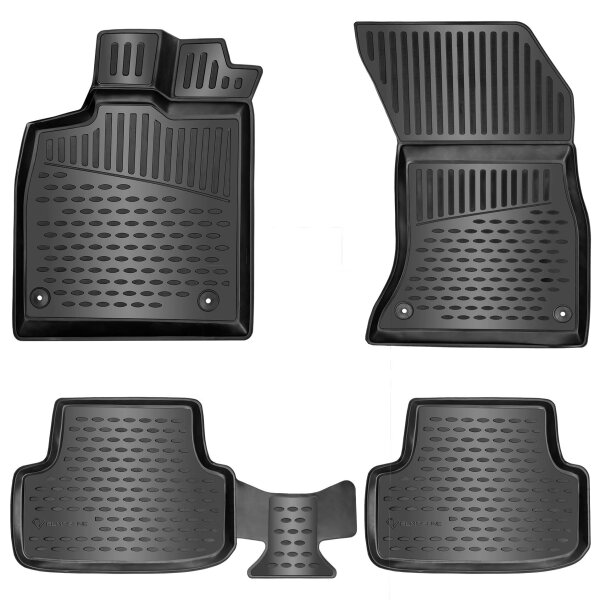 Design 3D Gummimatten Set für VOLVO S40 2 (II) 2004-2012