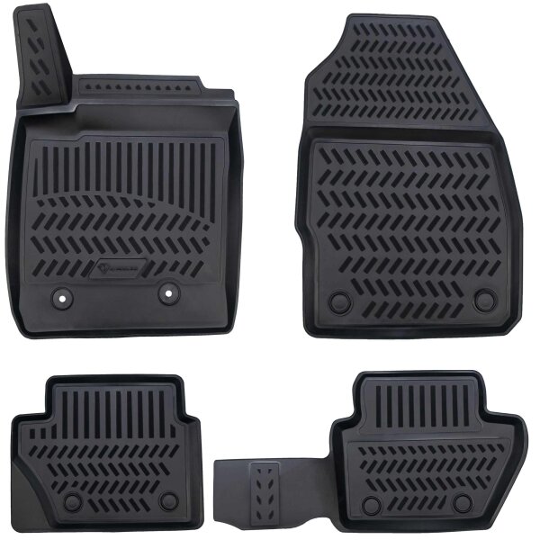ELMASLINE 3D Gummimatten für FORD ECOSPORT ab 2012 | Hoher Rand