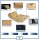 Design 3D Gummimatten Set für MERCEDES E-KLASSE W211 2002-2009 BEIGE