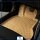 Design 3D Gummimatten Set für MERCEDES E-KLASSE W124 1985-1995 Beige