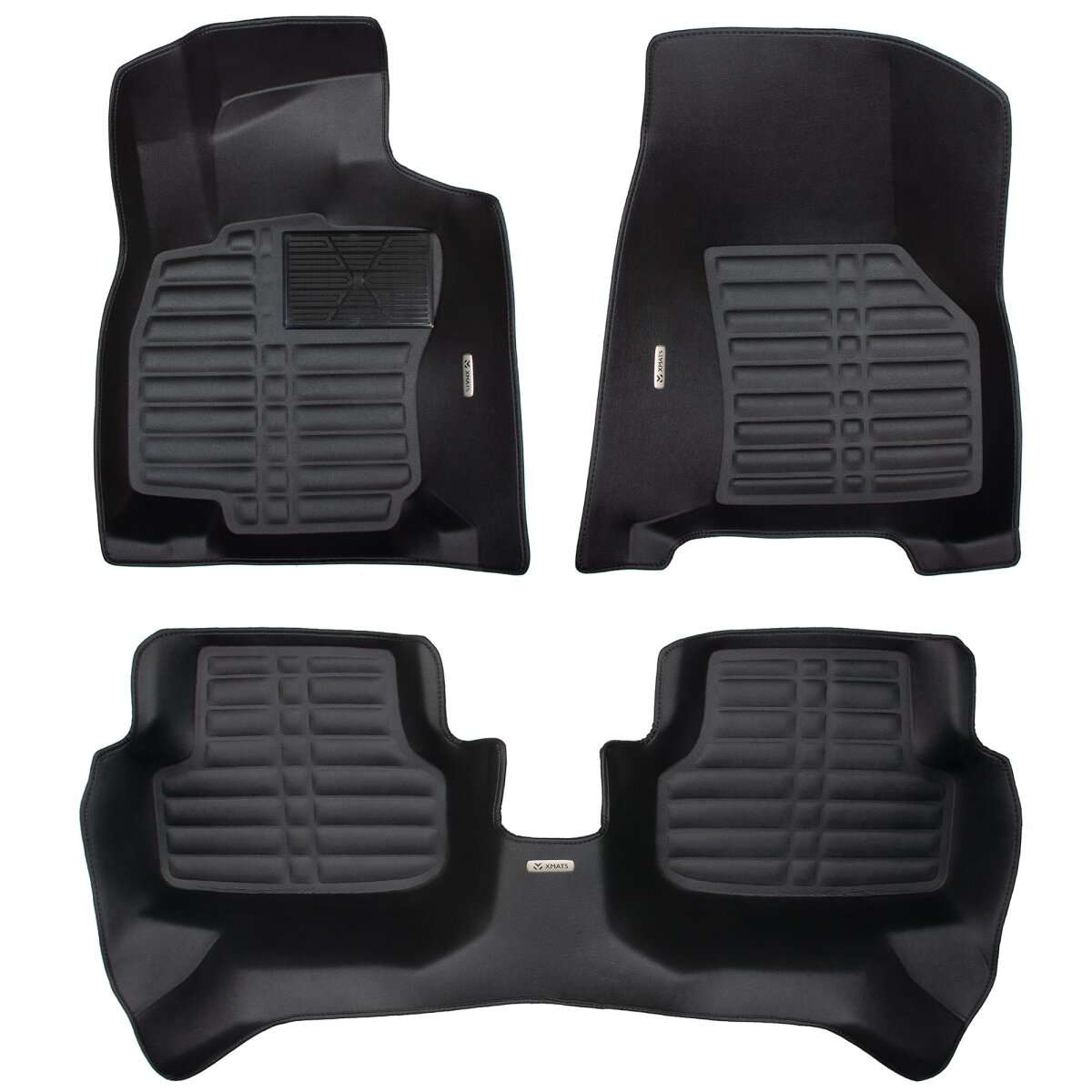 Xmats Premium Leder Automatten Set für VW Polo 5 2008-2017
