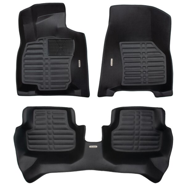 XMATS Premium Leder Automatten Set für FORD FIESTA 2008-2017