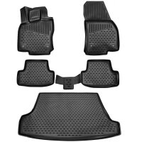 Design Gummimatten & Kofferraumwanne Set für VW...