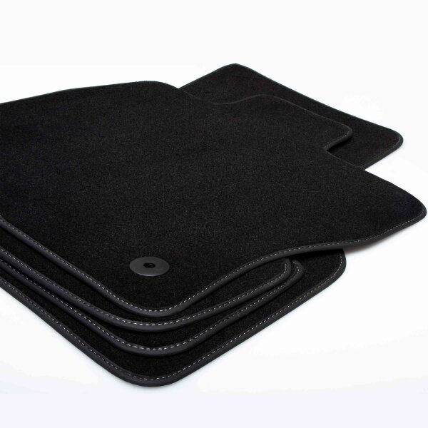 Premium Textil Fußmatten Set für Mercedes CLA I 2013–2019