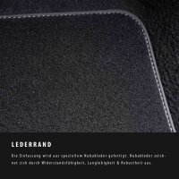 Premium Textil Fußmatten Set für AUDI A7 (C7) 2010-2018