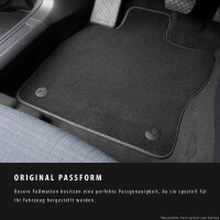 Premium Textil Fußmatten Set für PEUGEOT 2008...