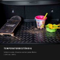 ELMASLINE Kofferraumwanne für VW CADDY ab 2020  | Extra hoher 5cm Rand