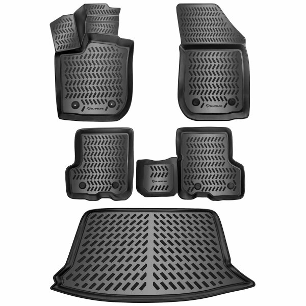 Kofferraumwanne + Gummimatten für DACIA SANDERO (I) 2008-2012