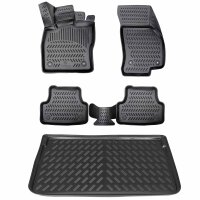 Kofferraumwanne + Gummimatten für VW Golf 5 2003–2008 Schrägheck