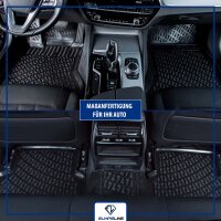 Design 3D Gummimatten Set für VW TIGUAN ALLSPACE ab 2016 (BEIGE)