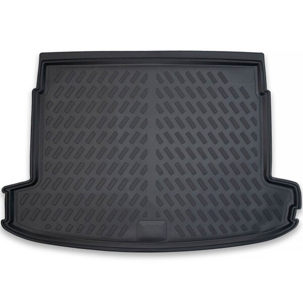 ELMASLINE Kofferraumwanne für HYUNDAI TUCSON 4 ab 2021 | Modelle Ohne Subwoofer | Zubehör Kofferraummatte - Hoher Rand