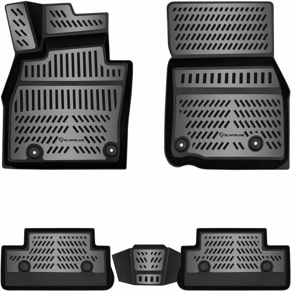 ELMASLINE 3D Gummimatten für MAZDA CX-60 2022-2026 - Auto Zubehör | Fußmatten