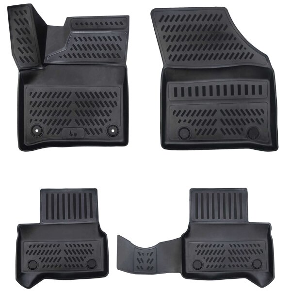 ELMASLINE 3D Gummimatten für SEAT Mii-e electric ab 2020 Elektroo | Fußmatten mit hohen Rand - Zubehör