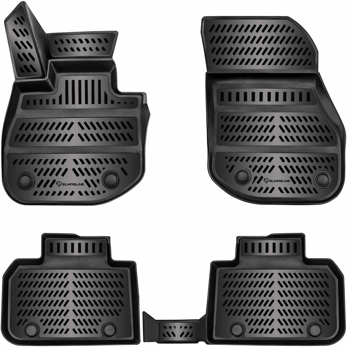 3D Gummimatten für BMW IX1 ab 2022 (U11 Bev) | Fußmatten | Zubehör